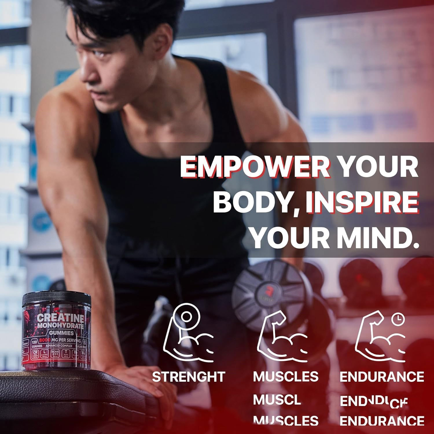 Boost fitness routine Muscle Boost Gummies