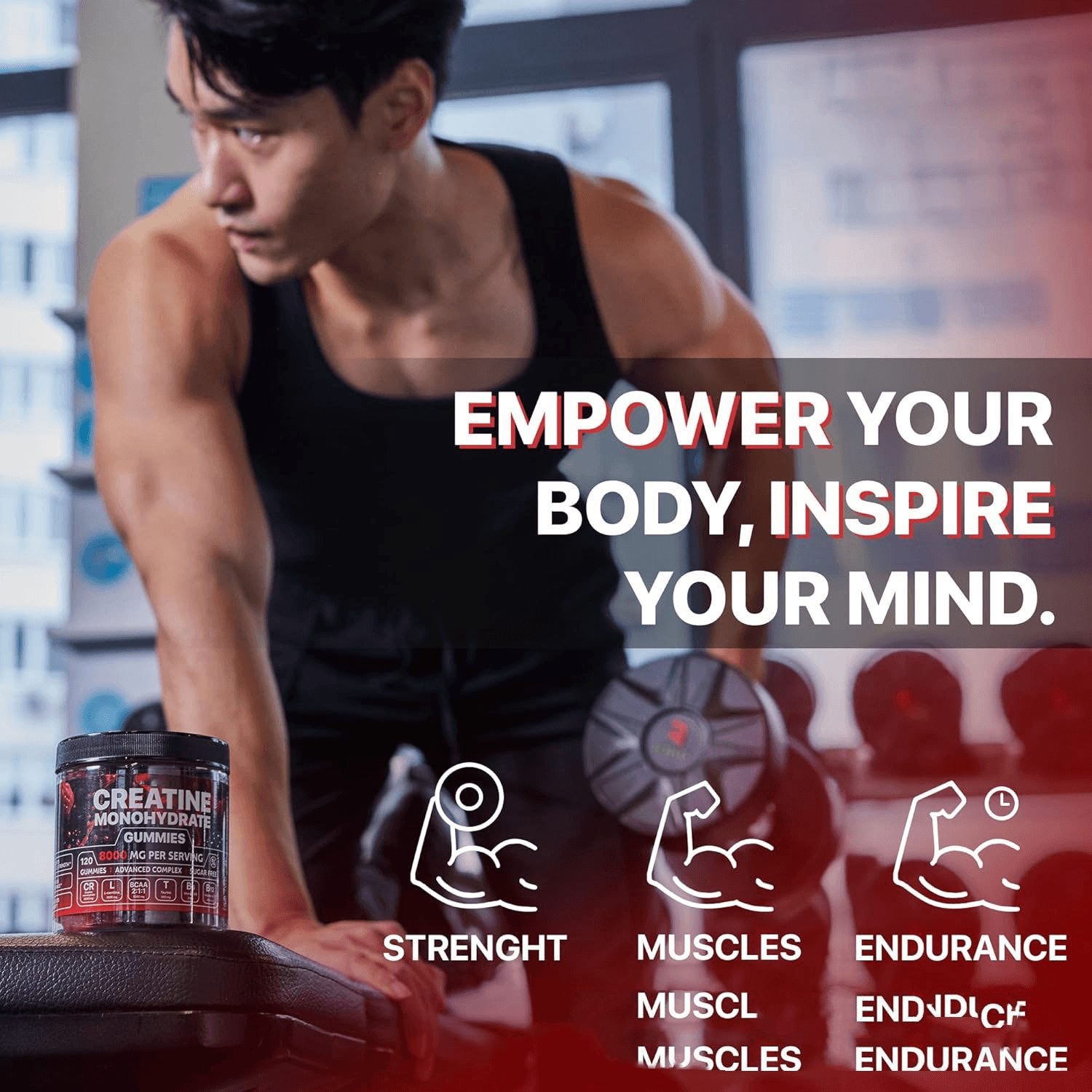 Boost fitness routine Muscle Boost Gummies