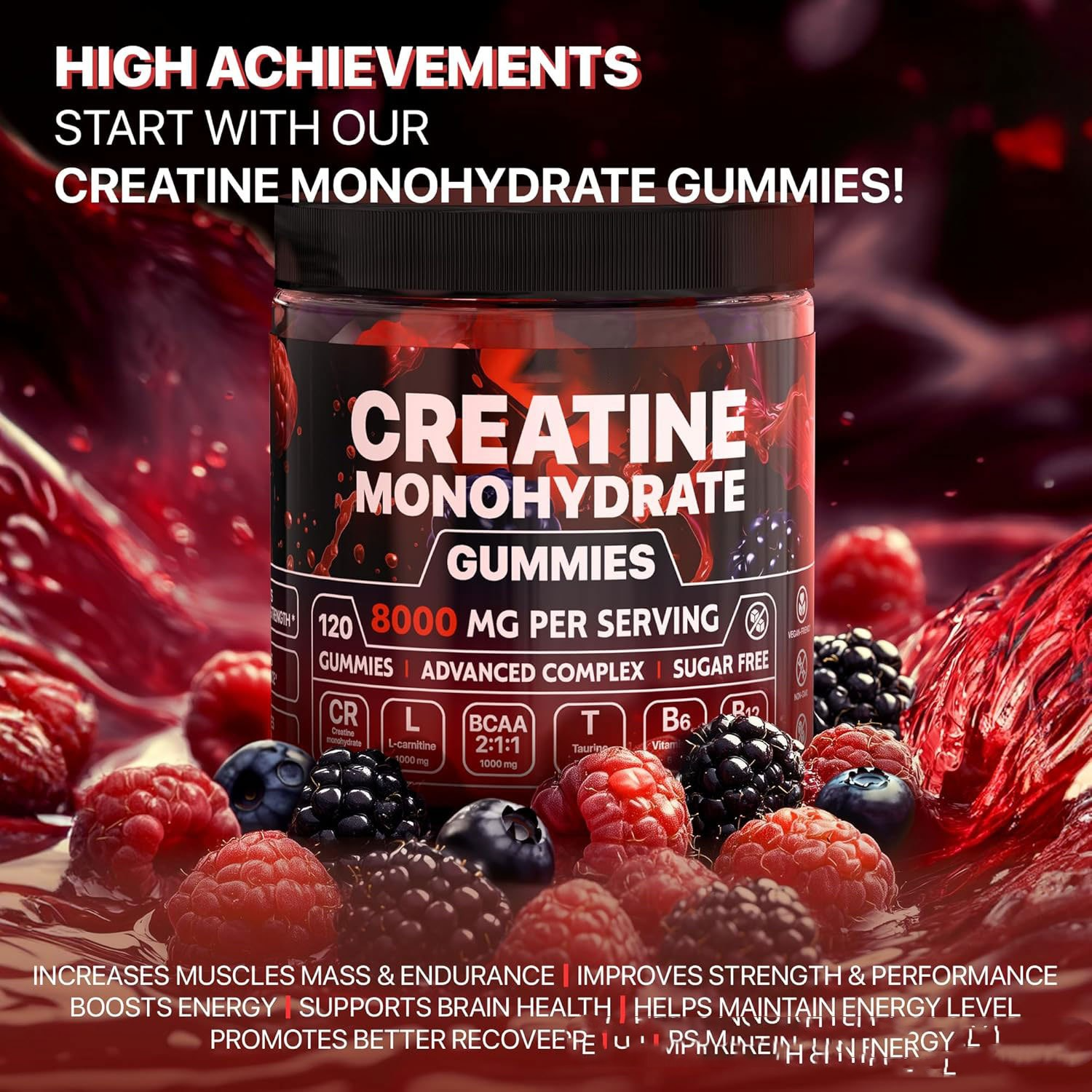 Boost fitness routine Muscle Boost Gummies