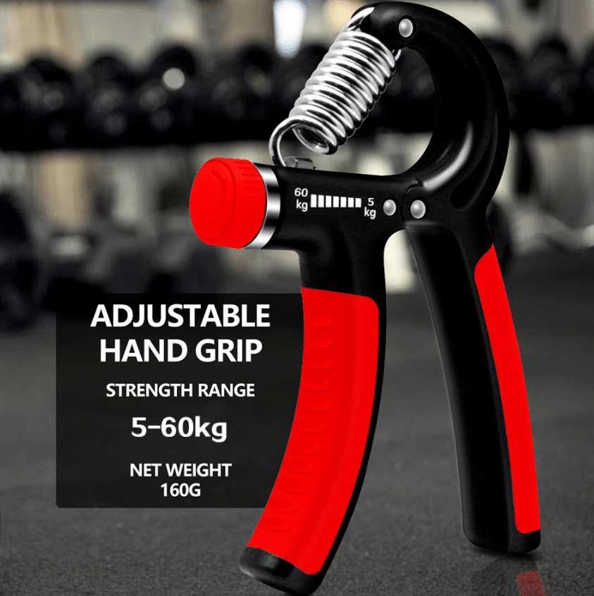 PowerGrip Strength Trainer displayed with various