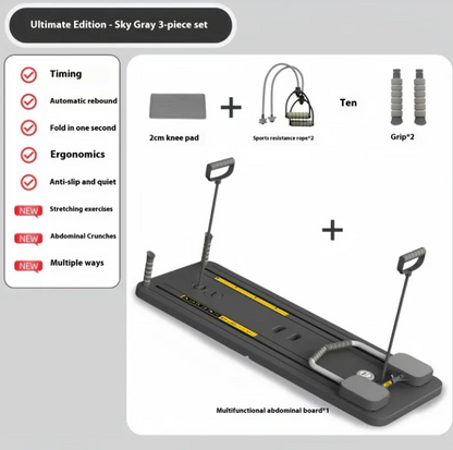 Multifunctional Fitness Board &amp; Abdominal Wheel
