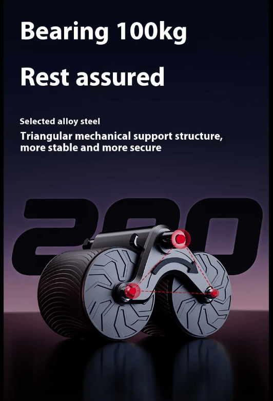 Flat Support innovative abdominal wheel automatic