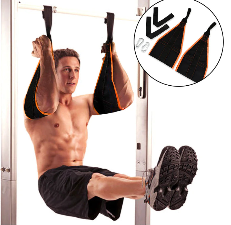 Fitness Hanging Ab Straps for Pull-Up Leg Raises Pair