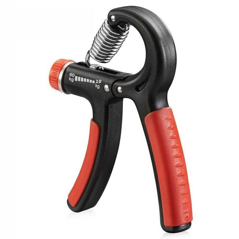 PowerGrip Strength Trainer displayed with various